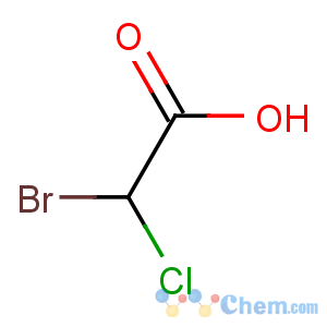 CAS No:5589-96-8 2-bromo-2-chloroacetic acid