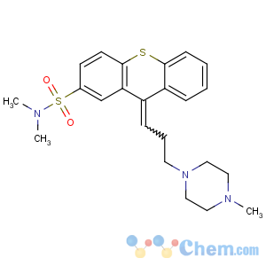 CAS No:5591-45-7 9H-Thioxanthene-2-sulfonamide,N,N-dimethyl-9-[3-(4-methyl-1-piperazinyl)propylidene]-