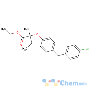 CAS No:55937-99-0 ethyl 2-[4-[(4-chlorophenyl)methyl]phenoxy]-2-methylbutanoate