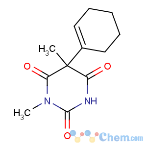 CAS No:56-29-1 5-(cyclohexen-1-yl)-1,5-dimethyl-1,3-diazinane-2,4,6-trione