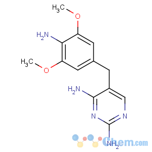 CAS No:56066-19-4 2,4-Pyrimidinediamine,5-[(4-amino-3,5-dimethoxyphenyl)methyl]-