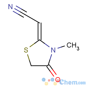 CAS No:56196-65-7 (2z)-(3-methyl-4-oxo-1,3-thiazolidin-2-ylidene)acetonitrile