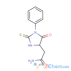 CAS No:5624-08-8 2-(5-oxo-1-phenyl-2-sulfanylideneimidazolidin-4-yl)acetamide