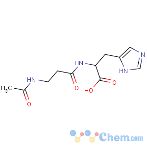 CAS No:56353-15-2 (2S)-2-(3-acetamidopropanoylamino)-3-(1H-imidazol-5-yl)propanoic acid