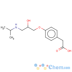 CAS No:56392-14-4 Benzeneacetic acid,4-[2-hydroxy-3-[(1-methylethyl)amino]propoxy]-