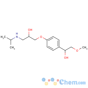 CAS No:56392-16-6 Benzenemethanol,4-[2-hydroxy-3-[(1-methylethyl)amino]propoxy]-a-(methoxymethyl)-