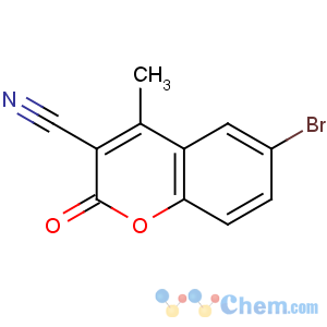 CAS No:56394-22-0 6-bromo-4-methyl-2-oxochromene-3-carbonitrile