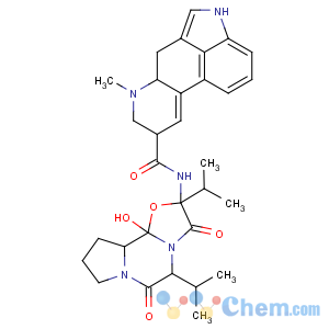 CAS No:564-37-4 Ergotaman-3',6',18-trione,12'-hydroxy-2',5'-bis(1-methylethyl)-, (5'a,8a)-