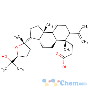 CAS No:56421-13-7 1H-Benz[e]indene-6-propanoicacid,dodecahydro-6,9a,9b-trimethyl-7-(1-methylethenyl)-3-[(2S,5S)-tetrahydro-5-(1-hydroxy-1-methylethyl)-2-methyl-2-furanyl]-,(3S,3aR,5aR,6S,7S,9aR,9bR)-