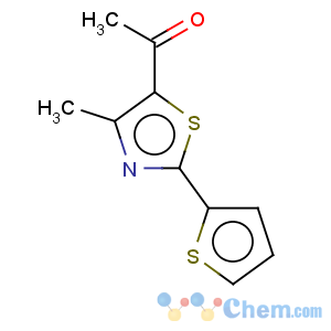 CAS No:56421-61-5 1-[4-methyl-2-(2-thienyl)-1,3-thiazol-5-yl]-1-ethanone