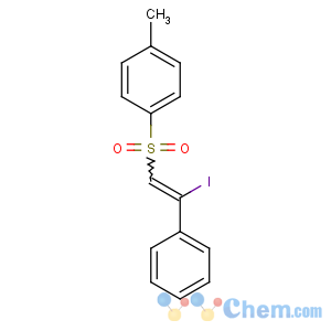 CAS No:56480-95-6 Benzene,1-[(2-iodo-2-phenylethenyl)sulfonyl]-4-methyl-
