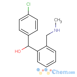 CAS No:56481-43-7 (4-chlorophenyl)-[2-(methylaminomethyl)phenyl]methanol