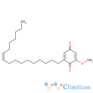 CAS No:56495-82-0 2,5-Cyclohexadiene-1,4-dione,2-(10Z)-10-heptadecen-1-yl-6-methoxy-