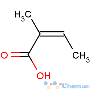 CAS No:565-63-9 2-Butenoic acid,2-methyl-, (2Z)-