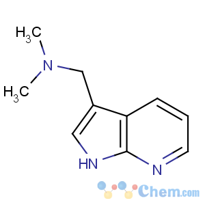 CAS No:5654-92-2 N,N-dimethyl-1-(1H-pyrrolo[2,3-b]pyridin-3-yl)methanamine