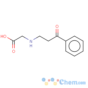 CAS No:56613-60-6 2-[(3-oxo-3-phenyl-propyl)amino]acetic acid