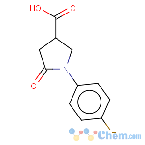 CAS No:56617-43-7 3-Pyrrolidinecarboxylicacid, 1-(4-fluorophenyl)-5-oxo-