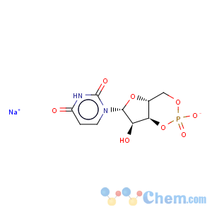 CAS No:56632-58-7 Uridine, cyclic3',5'-(hydrogen phosphate), monosodium salt (9CI)