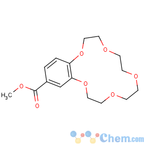 CAS No:56683-56-8 methyl<br />2,5,8,11,14-pentaoxabicyclo[13.4.0]nonadeca-1(15),16,<br />18-triene-17-carboxylate