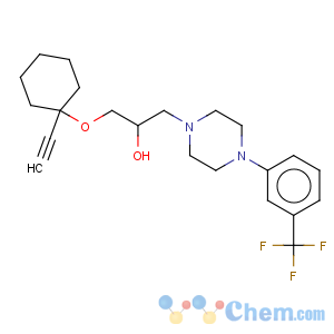CAS No:56693-15-3 1-Piperazineethanol, a-[[(1-ethynylcyclohexyl)oxy]methyl]-4-[3-(trifluoromethyl)phenyl]-