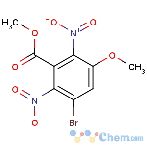 CAS No:56709-74-1 methyl 3-bromo-5-methoxy-2,6-dinitrobenzoate