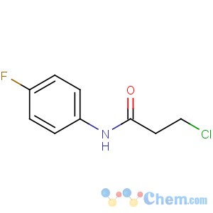 CAS No:56767-37-4 3-chloro-N-(4-fluorophenyl)propanamide