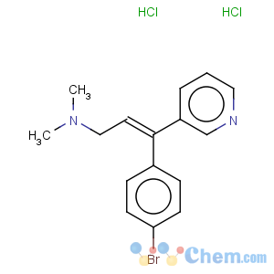 CAS No:56775-88-3 2-Propen-1-amine,3-(4-bromophenyl)-N,N-dimethyl-3-(3-pyridinyl)-, (2Z)-