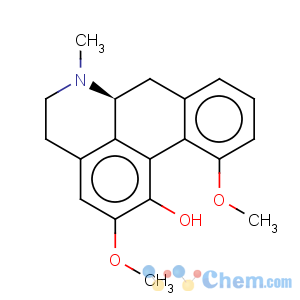 CAS No:568-21-8 4H-Dibenzo[de,g]quinolin-1-ol,5,6,6a,7-tetrahydro-2,11-dimethoxy-6-methyl-, (6aS)-