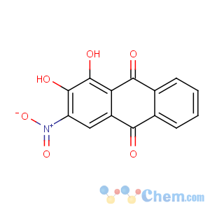 CAS No:568-93-4 1,2-dihydroxy-3-nitroanthracene-9,10-dione