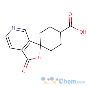 CAS No:569351-62-8 1'-oxospiro[cyclohexane-4,3'-furo[3,4-c]pyridine]-1-carboxylic acid