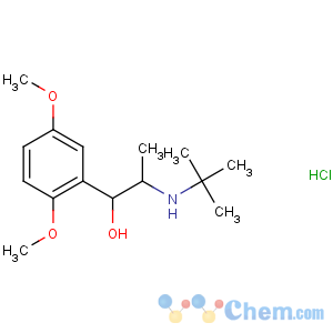 CAS No:5696-15-1 2-(tert-butylamino)-1-(2,5-dimethoxyphenyl)propan-1-ol
