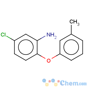 CAS No:56966-51-9 Benzenamine,5-chloro-2-(3-methylphenoxy)-