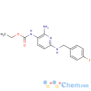 CAS No:56995-20-1 ethyl N-[2-amino-6-[(4-fluorophenyl)methylamino]pyridin-3-yl]carbamate