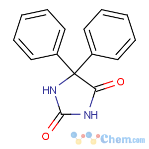 CAS No:57-41-0 5,5-diphenylimidazolidine-2,4-dione