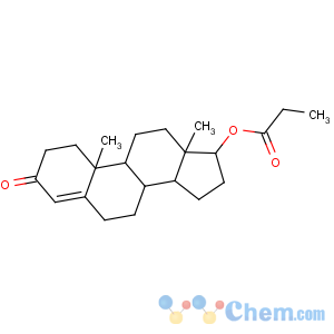 CAS No:57-85-2 [(8R,9S,10R,13S,14S,17S)-10,13-dimethyl-3-oxo-1,2,6,7,8,9,11,12,14,15,<br />16,17-dodecahydrocyclopenta[a]phenanthren-17-yl] propanoate