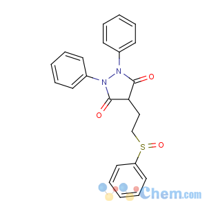 CAS No:57-96-5 4-[2-(benzenesulfinyl)ethyl]-1,2-diphenylpyrazolidine-3,5-dione
