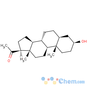 CAS No:570-54-7 Pregnan-20-one,3,17-dihydroxy-, (3b,5a)-