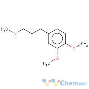 CAS No:57010-78-3 n-[3-(3,4-dimethoxyphenyl)propyl]-n-methylamine
