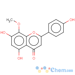 CAS No:57096-02-3 4H-1-Benzopyran-4-one,5,7-dihydroxy-2-(4-hydroxyphenyl)-8-methoxy-