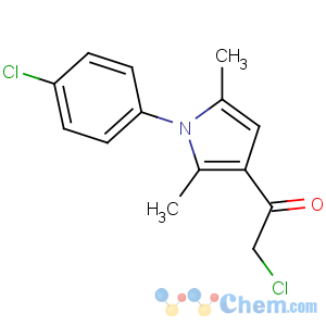 CAS No:571159-05-2 2-chloro-1-[1-(4-chlorophenyl)-2,5-dimethylpyrrol-3-yl]ethanone