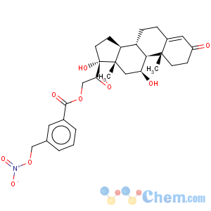 CAS No:571186-50-0 11beta,17,21-trihydroxy-pregn-4-ene-3,20-dione methyl ester 3-[(nitrooxy) methyl]-benzoic acid