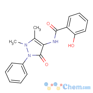 CAS No:5712-95-8 N-(1,5-dimethyl-3-oxo-2-phenylpyrazol-4-yl)-2-hydroxybenzamide