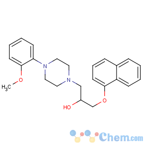 CAS No:57149-07-2 1-[4-(2-methoxyphenyl)piperazin-1-yl]-3-naphthalen-1-yloxypropan-2-ol