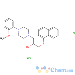 CAS No:57149-08-3 1-[4-(2-methoxyphenyl)piperazin-1-yl]-3-naphthalen-1-yloxypropan-2-ol