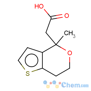 CAS No:57153-43-2 4H-Thieno[3,2-c]pyran-4-aceticacid, 6,7-dihydro-4-methyl-