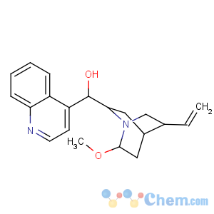 CAS No:572-60-1 Cinchonan-9-ol,6'-methoxy-, (8a,9S)-