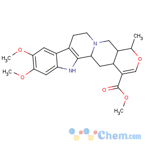 CAS No:572-67-8 methyl (19alpha,20alpha)-16,17-didehydro-10,11-dimethoxy-19-methyloxayohimban-16-carboxylate