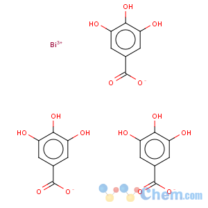 CAS No:57206-57-2 Benzoic acid,3,4,5-trihydroxy-, bismuth(3+) salt (3:1)