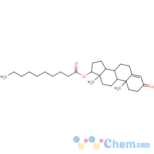 CAS No:5721-91-5 [(8R,9S,10R,13S,14S,17S)-10,13-dimethyl-3-oxo-1,2,6,7,8,9,11,12,14,15,<br />16,17-dodecahydrocyclopenta[a]phenanthren-17-yl] decanoate