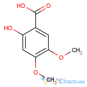 CAS No:5722-93-0 2-hydroxy-4,5-dimethoxybenzoic acid